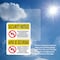 Signmission Drugs Or Alcohol Dismiss Bilingual OSHA Security Notice Sign, Plastic, 7in W x 10in L, 2PK OS-2PACK-SN-P-710-L-11530 - alternate 7